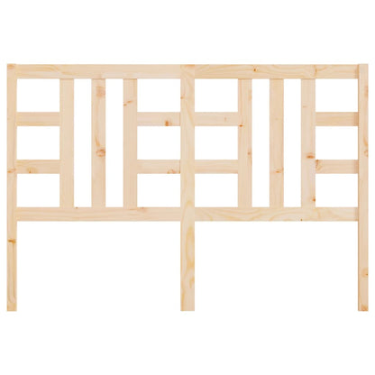 Bed Headboard 141x4x100 cm Solid Wood Pine