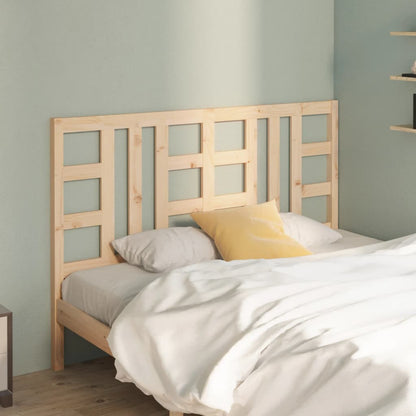 Bed Headboard 141x4x100 cm Solid Wood Pine