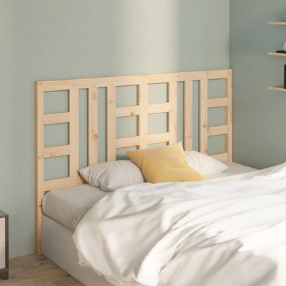 Bed Headboard 146x4x100 cm Solid Wood Pine