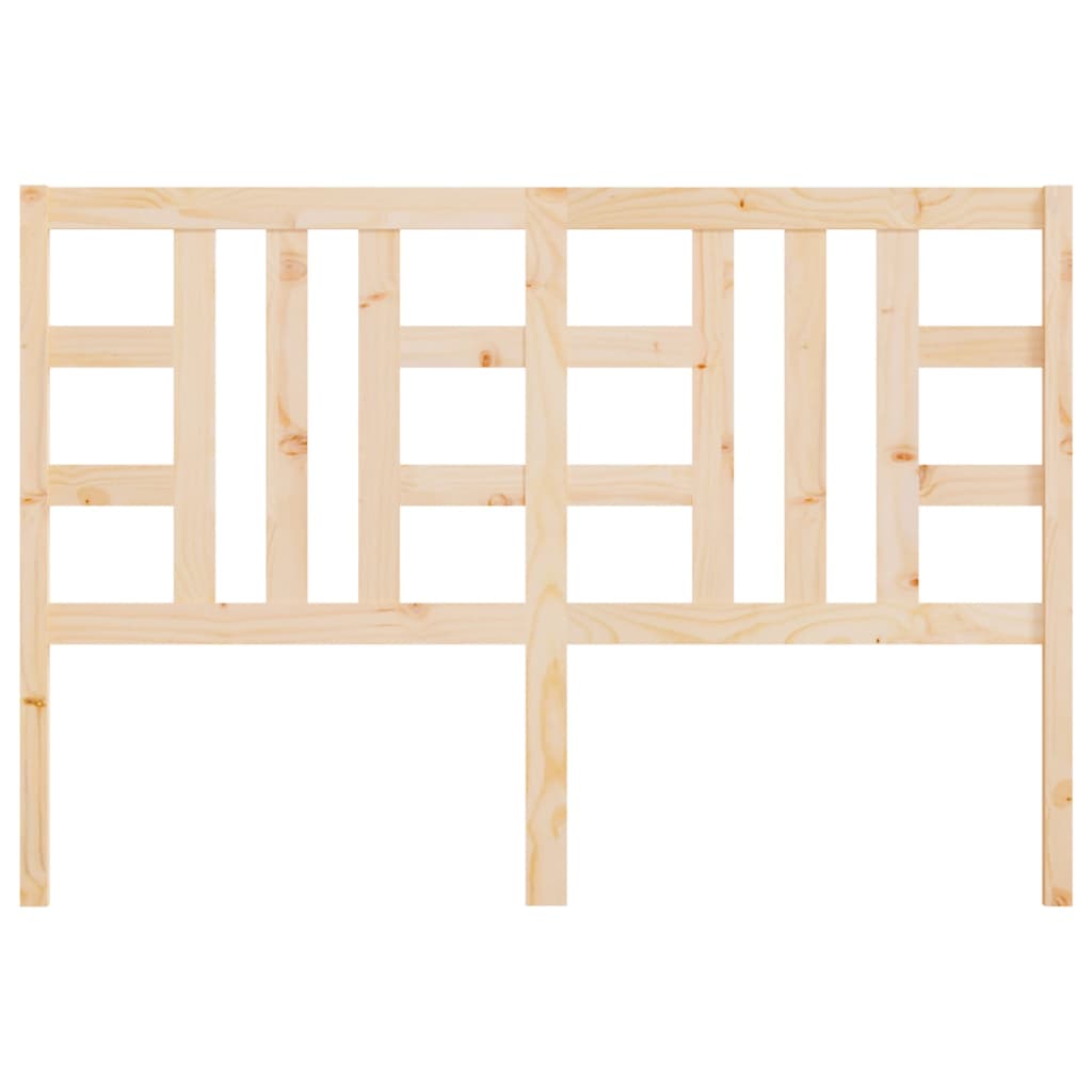 Bed Headboard 146x4x100 cm Solid Wood Pine