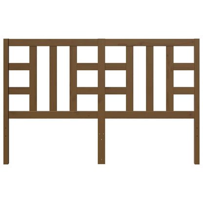 Bed Headboard Honey Brown 166x4x100 cm Solid Wood Pine