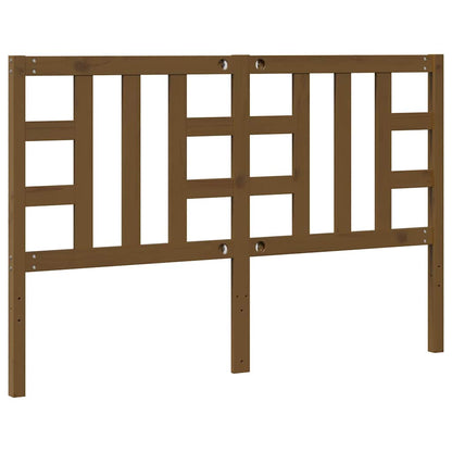 Bed Headboard Honey Brown 166x4x100 cm Solid Wood Pine