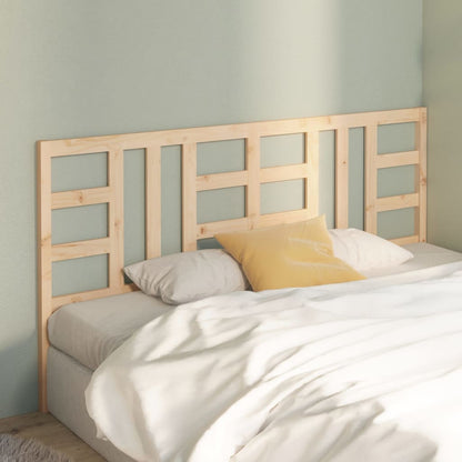 Bed Headboard 206x4x100 cm Solid Wood Pine
