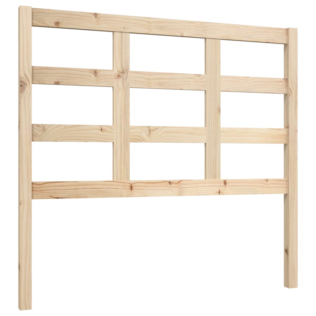 Bed Headboard 105.5x4x100 cm Solid Wood Pine
