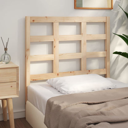 Bed Headboard 105.5x4x100 cm Solid Wood Pine
