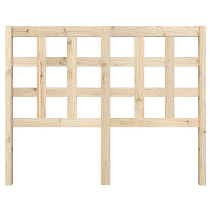 Bed Headboard 125.5x4x100 cm Solid Wood Pine