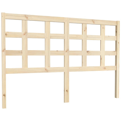 Bed Headboard 145.5x4x100 cm Solid Wood Pine
