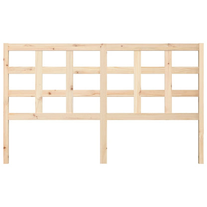Bed Headboard 165.5x4x100 cm Solid Wood Pine