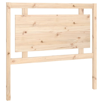 Bed Headboard 105.5x4x100 cm Solid Pine Wood