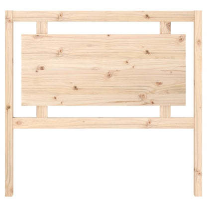 Bed Headboard 105.5x4x100 cm Solid Pine Wood