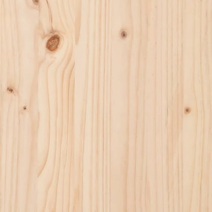 Bed Headboard 145.5x4x100 cm Solid Pine Wood