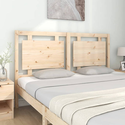 Bed Headboard 155.5x4x100 cm Solid Pine Wood