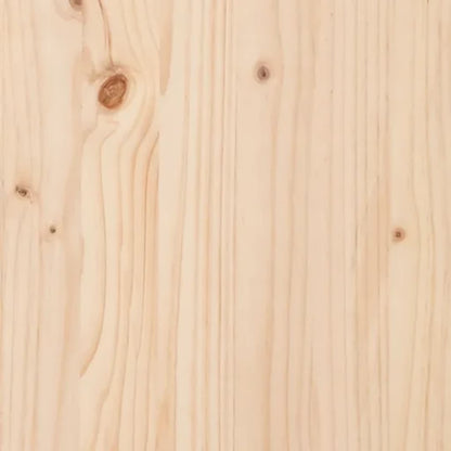 Bed Headboard 205.5x4x100 cm Solid Pine Wood