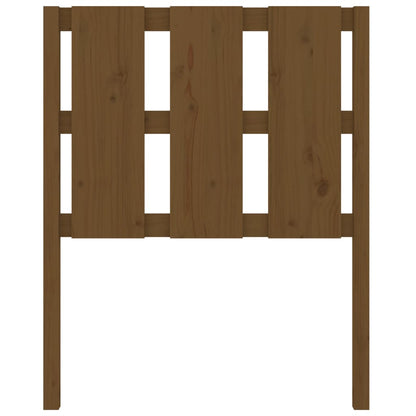 Bed Headboard Honey Brown 80.5x4x100 cm Solid Wood Pine