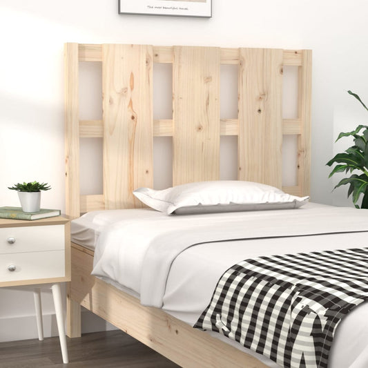 Bed Headboard 105.5x4x100 cm Solid Wood Pine