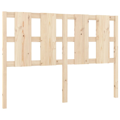 Bed Headboard 125.5x4x100 cm Solid Wood Pine