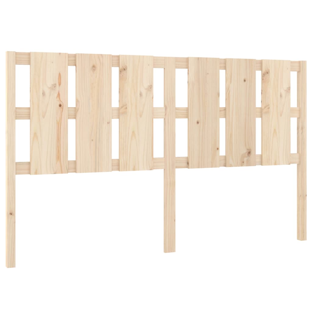 Bed Headboard 165.5x4x100 cm Solid Wood Pine