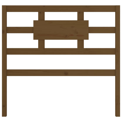 Bed Headboard Honey Brown 105.5x4x100 cm Solid Wood Pine