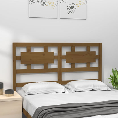 Bed Headboard Honey Brown 165.5x4x100 cm Solid Wood Pine