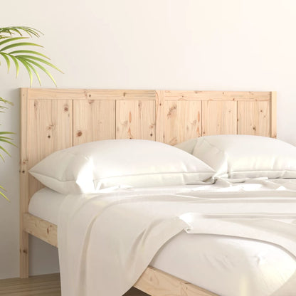 Bed Headboard 155.5x4x100 cm Solid Pine Wood