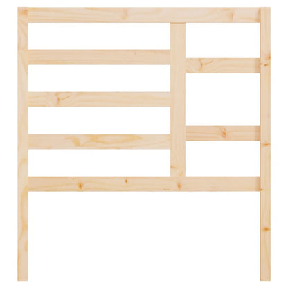 Bed Headboard 96x4x104 cm Solid Wood Pine