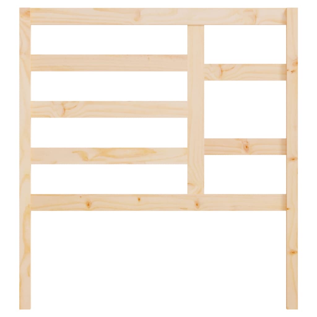 Bed Headboard 106x4x104 cm Solid Wood Pine