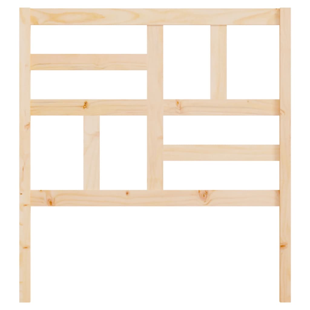 Bed Headboard 81x4x104 cm Solid Wood Pine