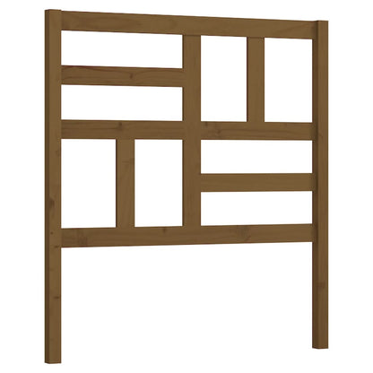 Bed Headboard Honey Brown 81x4x104 cm Solid Wood Pine