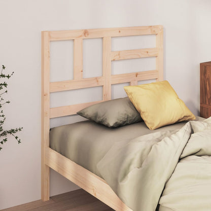 Bed Headboard 106x4x104 cm Solid Wood Pine