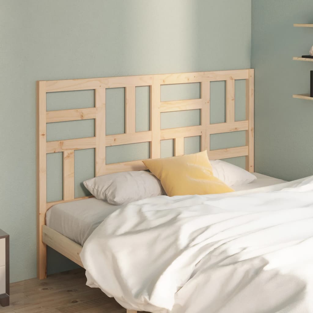 Bed Headboard 141x4x104 cm Solid Wood Pine