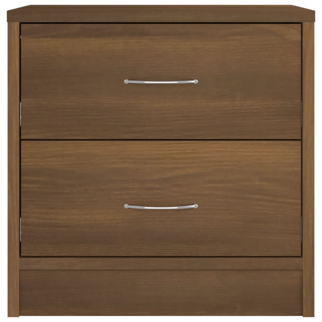 Bedside Cabinet Brown Oak 40x30x40 cm Engineered Wood
