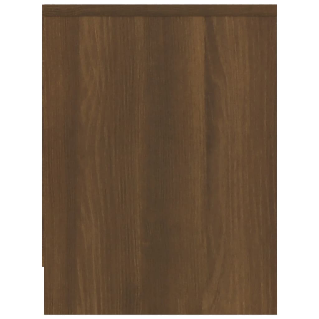 Bedside Cabinet Brown Oak 40x30x40 cm Engineered Wood