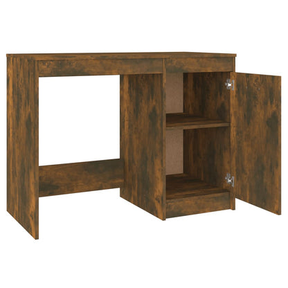 Desk Smoked Oak 100x50x76 cm Engineered Wood
