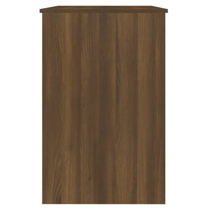 Desk Brown Oak 100x50x76 cm Engineered Wood