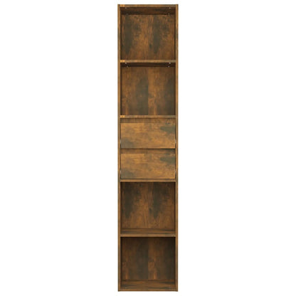 Book Cabinet Smoked Oak 36x30x171 cm Engineered Wood