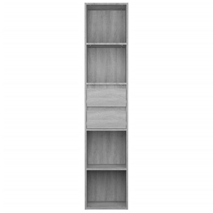 Book Cabinet Grey Sonoma 36x30x171 cm Engineered Wood