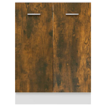 Bottom Cabinet Lyon Smoked Oak 60x46x81.5 cm Engineered Wood