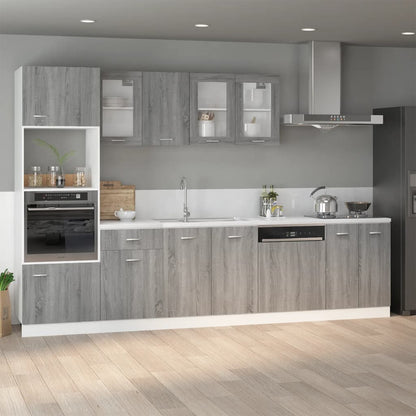 Sink Bottom Cabinet Lyon Grey Sonoma 80x46x81.5 cm Engineered Wood
