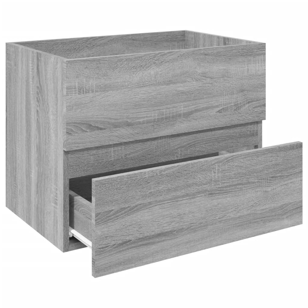 Sink Cabinet Grey Sonoma 60x38.5x45 cm Engineered Wood