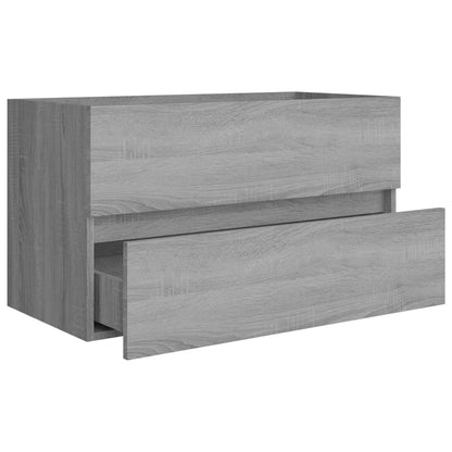 Sink Cabinet Grey Sonoma 80x38.5x45 cm Engineered Wood