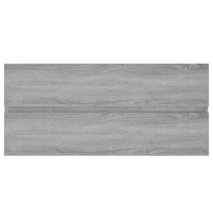 Sink Cabinet Grey Sonoma 100x38.5x45 cm Engineered Wood