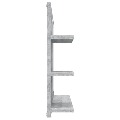 Bathroom Mirror Grey Sonoma 60x10.5x45 cm Engineered Wood