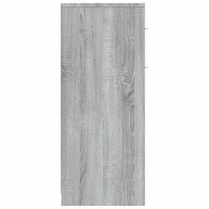 Bathroom Cabinet Grey Sonoma 60x33x80 cm Engineered Wood