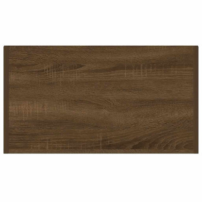 Bathroom Cabinet Brown Oak 60x33x80 cm Engineered Wood
