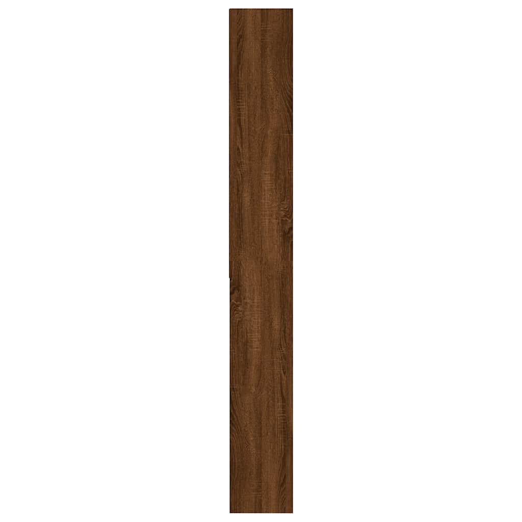 Washing Machine Cabinet Brown Oak 64x24x190 cm