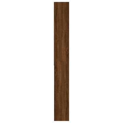 Washing Machine Cabinet Brown Oak 64x24x190 cm