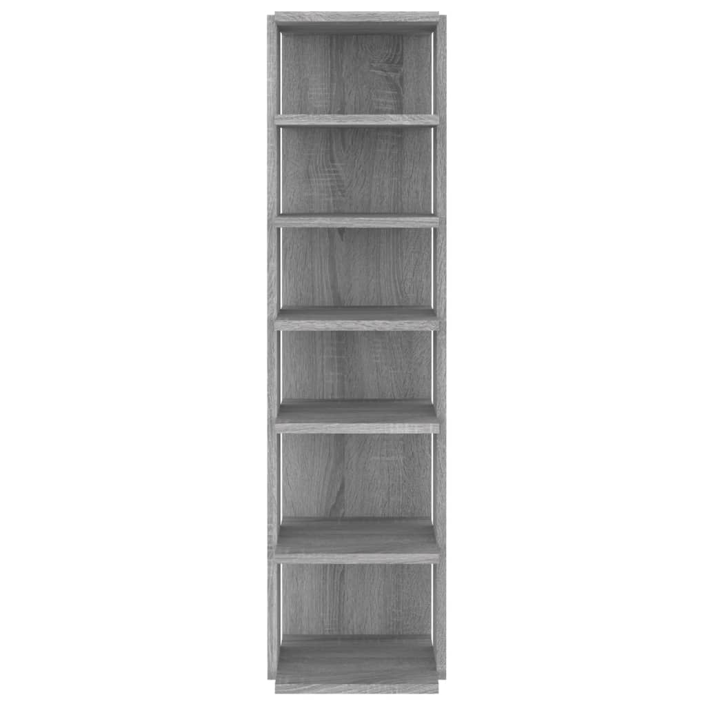 Shoe Rack Grey Sonoma 27.5x27x102 cm Engineered Wood