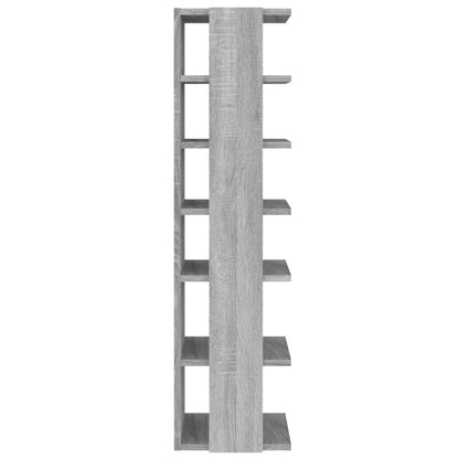 Shoe Rack Grey Sonoma 27.5x27x102 cm Engineered Wood