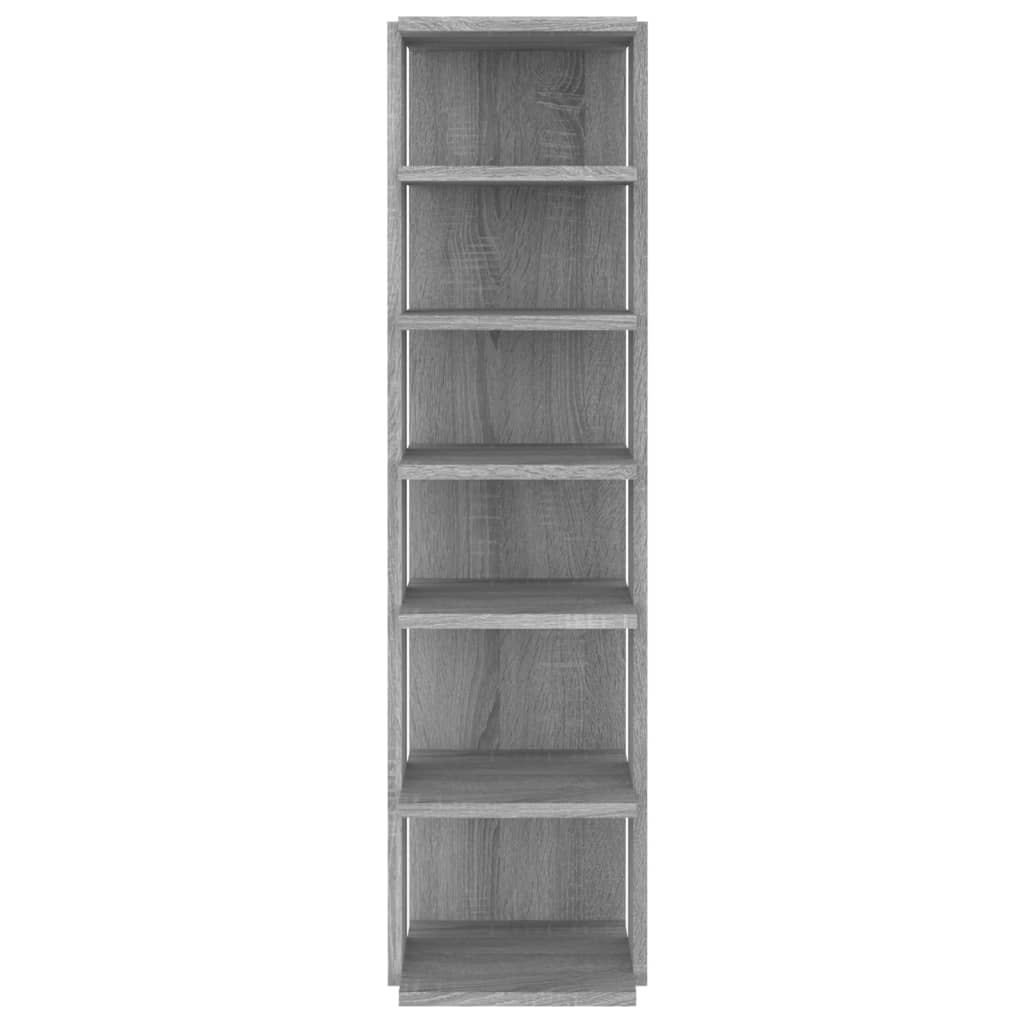 Shoe Racks 2 pcs Grey Sonoma 27.5x27x102 cm Engineered Wood