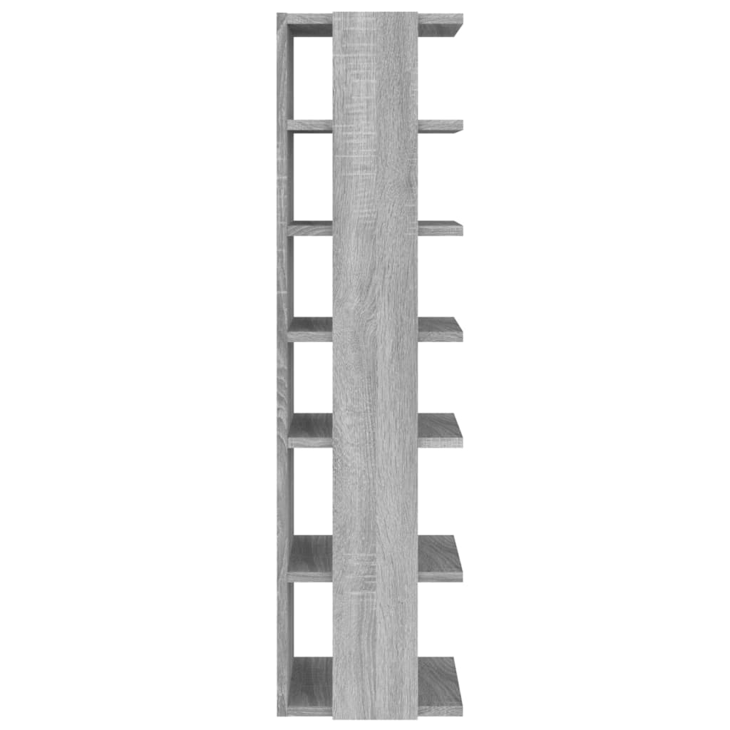 Shoe Racks 2 pcs Grey Sonoma 27.5x27x102 cm Engineered Wood